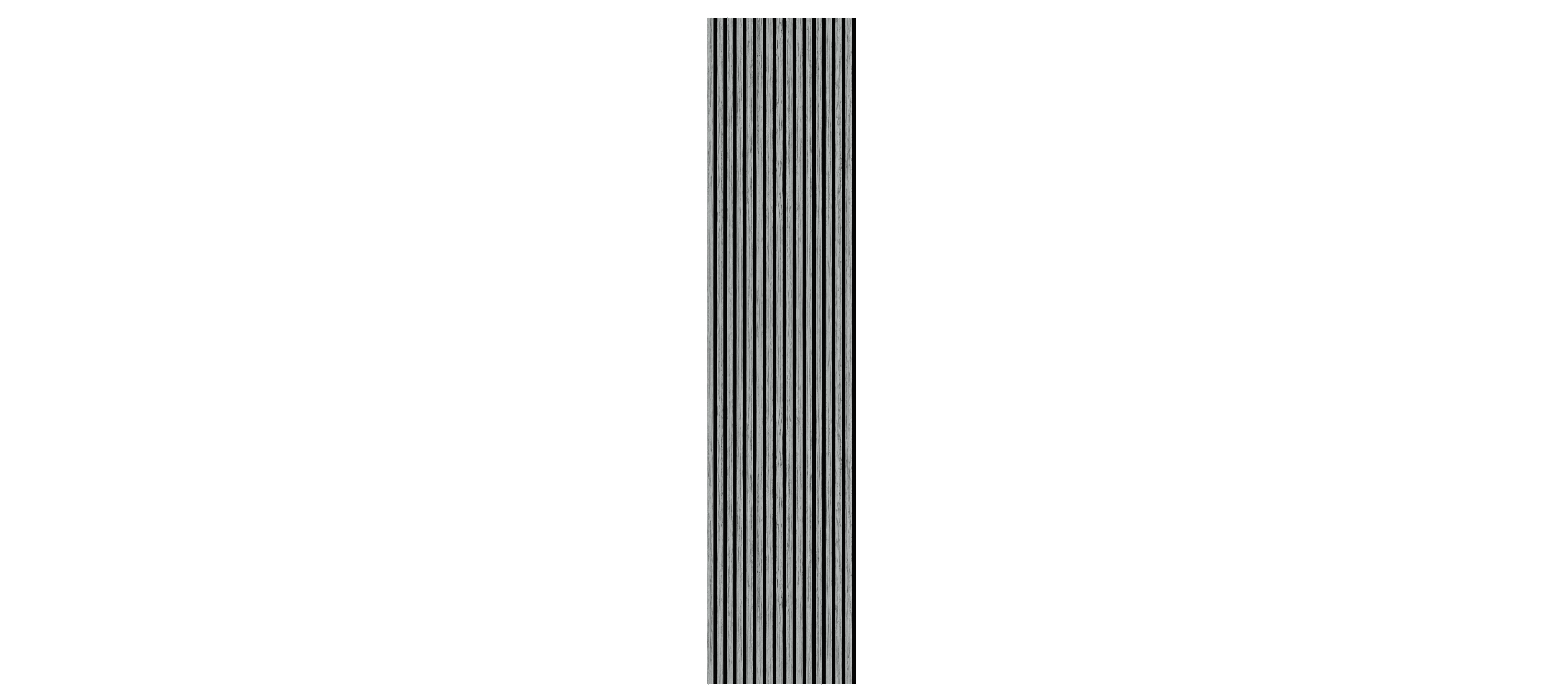 Acoustic Slat Panel 21mm — Grey Oak