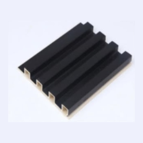 Hollow Fluted Wall Panel — 3m (Model 150-17) — Sanded Black