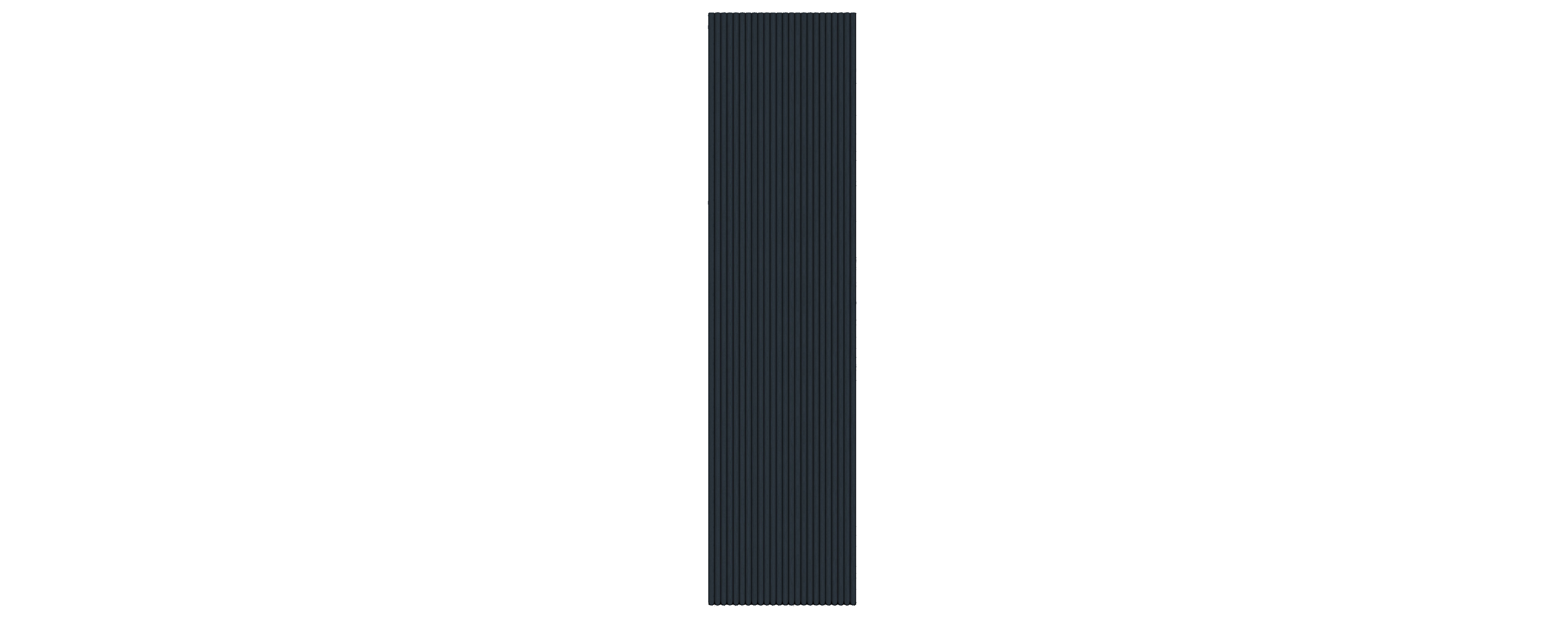 Ribbed Panel — Black Oak