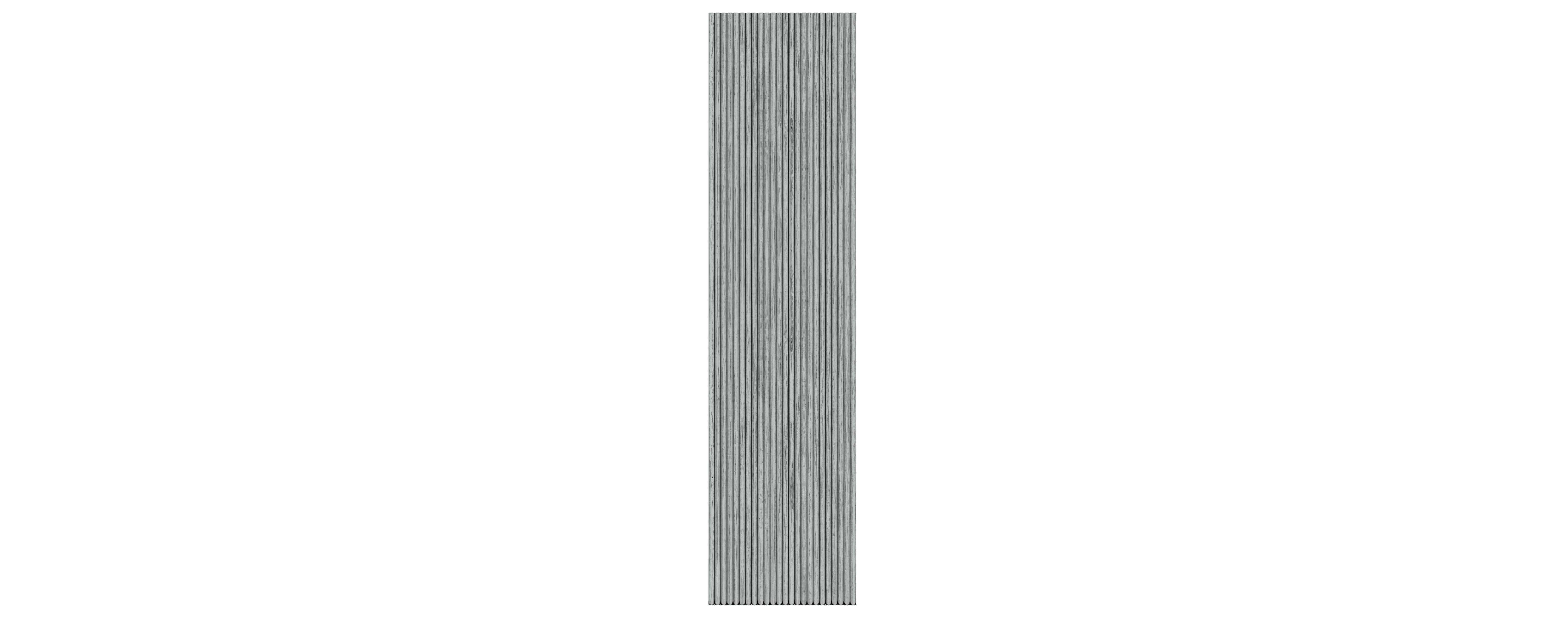 Ribbed Panel — Grey Oak