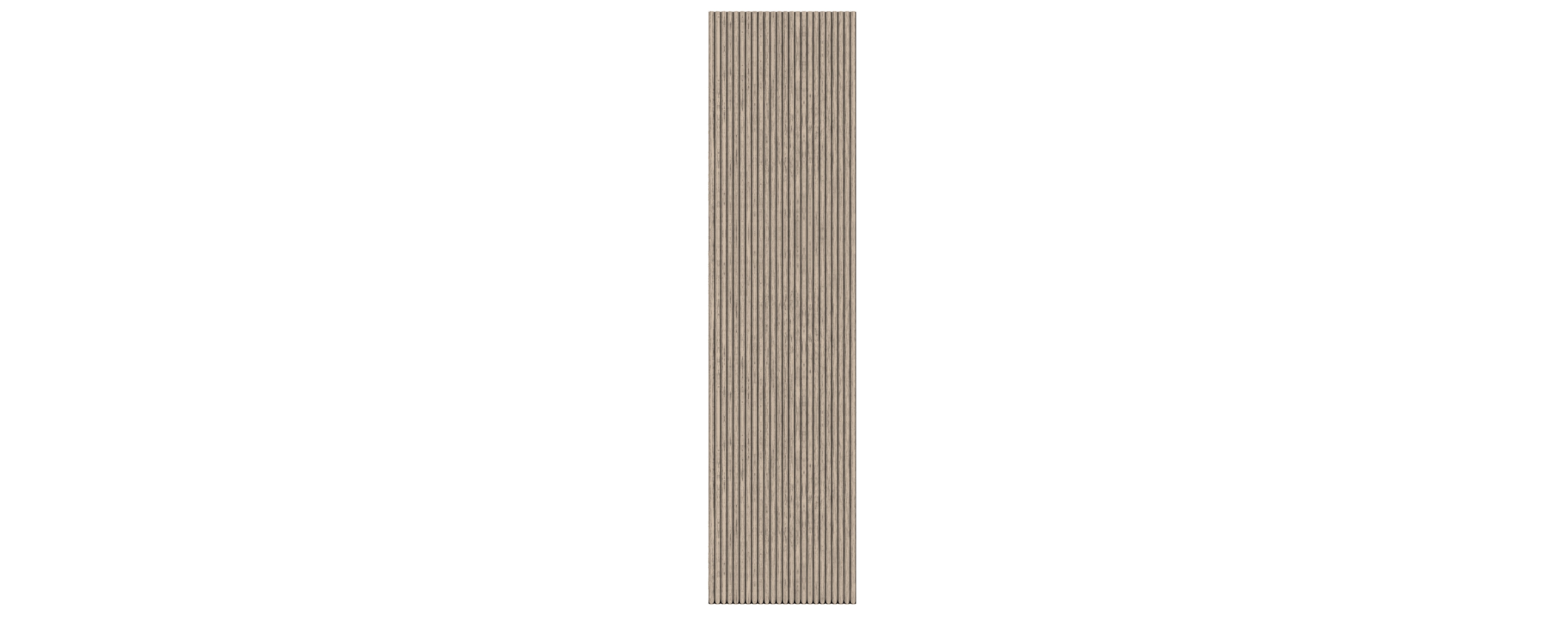 Ribbed Panel — Walnut