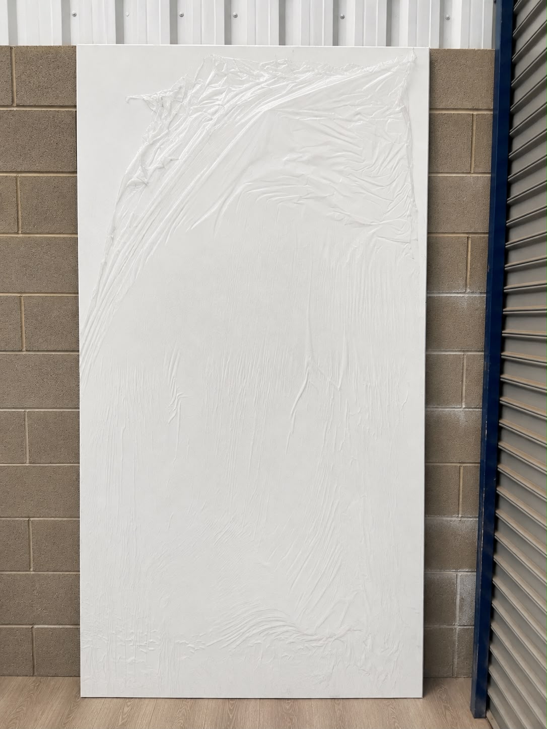 Silver Mist Glitter Marble Effect Wall Panel